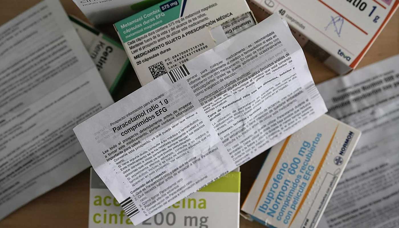 Para medicamentos y productosProspectos
